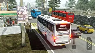 City Coach Bus Simulator  | Indian Bus Driving Game  Offroad & City Traffic Gameplay