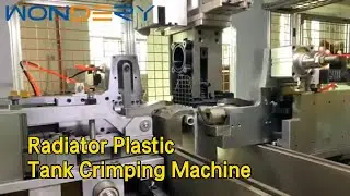 Clinching Radiator Plastic Tank Crimping Machine 2.5KW 30 Cores / H Servo Type