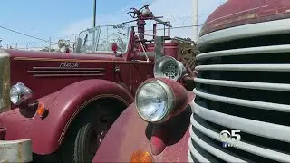 Cast Out From Warehouse, Antique San Francisco Fire Trucks Deteriorate