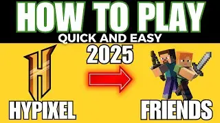 How to Play Hypixel with your friends 2025