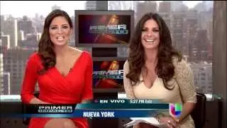 Pamela Silva Conde and Bárbara Bermudo 2013/05/13 Primer Impacto HD