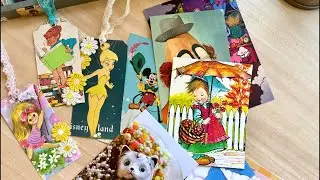 Using Our Postcard Stash to Make Easy Tags / JOURNAL TALK TUESDAY