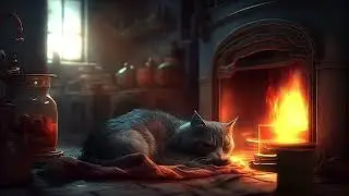 Feeling Anxious or Lonely? Find Comfort with Cozy Fireplace Moments & Furry Friends