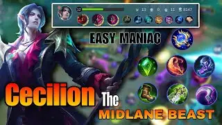🔥 Cecilion INSANE Damage & Build | Mobile Legends Bang Bang Gameplay Highlights | BanglaCarry 🔥