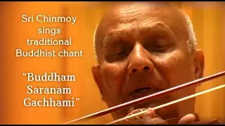 Sri Chinmoy sings his song &ldquo;Buddham Saranam Gachhami&rdquo; Sri Chinmoy&rsquo;s Concert at St Peters Church