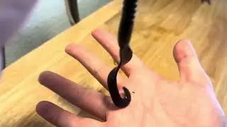 Some ways to hook, Berkeley power bait worm ￼