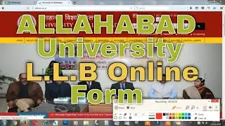 Allahabad University LLB Online Form | Allahabad University | Allahabad Admission 2020