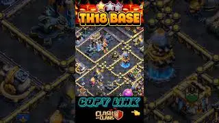NEVER 3 STAR TH18 BEST FOR LEGEND BASE + WAR BASE TH18 ANTI 3 #shorts #clashofclans #coc