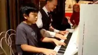 Rod and Weston play 4-Hand at Disneyland