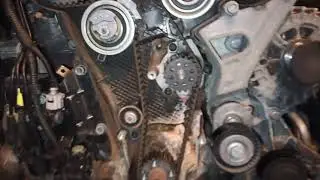 Audi A6 C7 2.0 TDI 177 KM - wymiana rozrządu i termostatu.