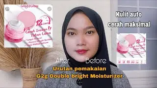Cara pakai Glad2glow double bright Day cream | Review Glad2glow double bright day cream