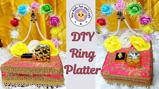 How To Make Engagement Ring Platter💍/ Best Out of Waste/ Easy/ Tutorial/ @starkidsartcraft8261