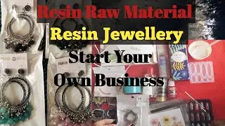 Epoxy resin jewelry making tutorials 😲✅💫 || Jewelry making materials || how to make resin jewelry