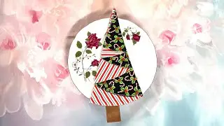 CHRISTMAS TREE NAPKINS/Napkin folding for Christmas #diy #sewing#Handicraft93
