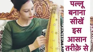 #sareepallu पल्लू कैसे बनाये|| How To Pleat a Saree pallu|| Love Your Look