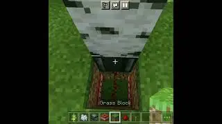 How to make tree trap for your friends in Minecraft PE#shorts #youtubeshorts