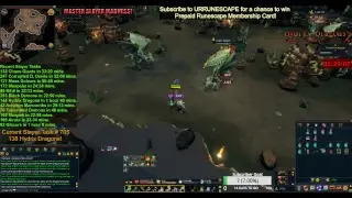 Master Slayer Madness! RUNESCAPE! 138 x Hydrix Dragons Task # 705