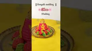Shree making for bengali festival 🪷 #diy #craft #shorts