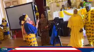 ARRIVAL of Hon OUSAINOU DARBOE PARTY UDP LEADER AT LONDON CONGRESS