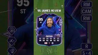 95 James Review in EA FC 25, 23 yrs old=Flashback card 😂😭 #shorts #short #fc25 #eafc25 #flashbacksbc