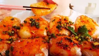 【咀嚼音】生海老のもっちり巻き｜Fresh Raw Shrimp Eating Sounds/ASMR/mukbang