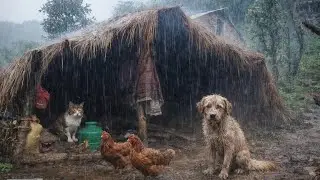 Nepali Mountain village life into the Rainy Season | Daily Activities of Rural village life in Nepal