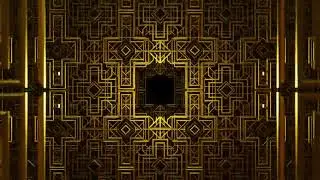 Art Deco, Great Gatsby 4K Looped | Led Screen Design | Led Wall Design | Video Design