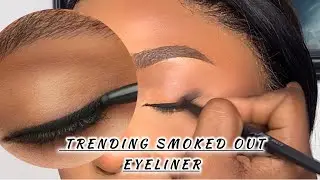 SIMPLE & EASY SMOKED OUT WINGED EYELINER | WINGED EYELINER TUTORIAL