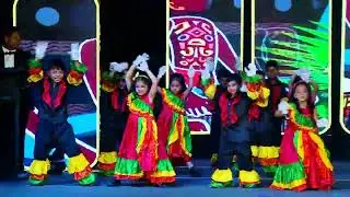 MEGA International School -  Samba dance by students of UKG