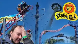 SKYLINE PARK VLOG - IN DE HOOGSTE ZWEEFMOLEN TER WERELD! | ILLEGALE ATTRACTIES! | DIT DEED PIJN!