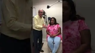 Keratoconus Patient From Barbados Wearing EyePrint Pro Scleral Lenses