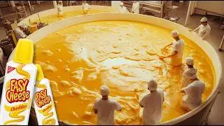 How is Kraft Easy Cheese Made | Inside The Factory