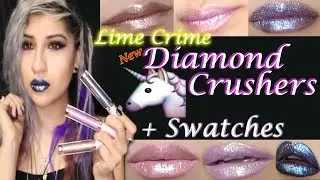 New Diamond Crushers | Lime Crime | Swatches and Review