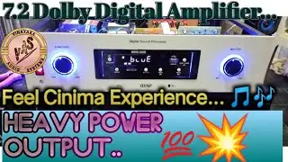 7.2 dolby digital home theatre amplifier in telugu // 7.2 dolby amplifier in telugu