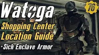 Fallout 76 Watoga Shopping Center Location & Sick Enclave Armor #Fallout76