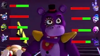 [SFM FNAF] Security Breach vs Rejected Security Breach with HEALTHBARS