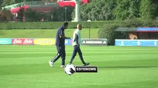 Italia-Ucraina, l'allenamento della squadra di Luciano Spalletti
