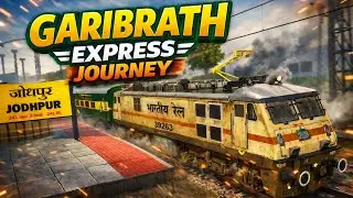 🚂 GARIBRATH Express 12945 JODHPUR to SALAWAS Journey | Ultra Realism MSTS Gameplay 