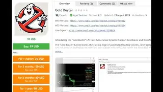 Gold Buster MT4 Expert Advisor  Download