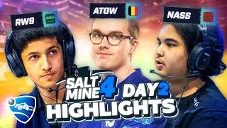 NASS IS INSANE! $15K SALT MINES 4 DAY 2 HIGHLIGHTS!! | Rocket League 1v1 Quarterfinals