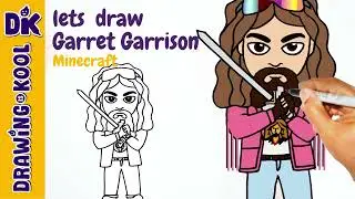 How to Draw Minecraft Garret Garrison | Jason Momoa #minecraft