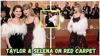 Selena Gomez and Taylor Swift light up the red carpet with their arrival at the 2026 Golden Globes