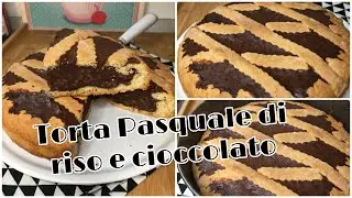 Torta Pasquale di riso e cioccolato, ricetta dolce di Pasqua