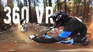 Whistler Bike Park In 360 VR // With HUGE Crash