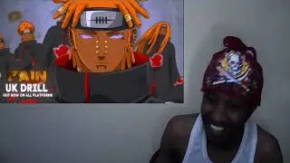 KURSEXI Reacts To PAIN UK DRILL - JIRAYA, KAKASHI, NARUTO DISS 🥶🇿🇦🇬🇧