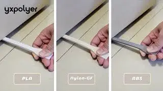 How bend resistant is nylon glass fiber filament?