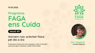 Activitat f&iacute;sica i Alzheimer: moure&rsquo;s &eacute;s salut