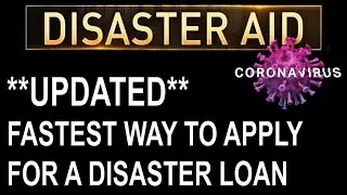 UPDATED - How to apply for disaster loan assistance sba gov loans for corona virus affected areas
