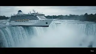 Cruise Ship Takes the Plunge at Niagara Falls !