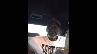 Riding with Lincoln and poncho